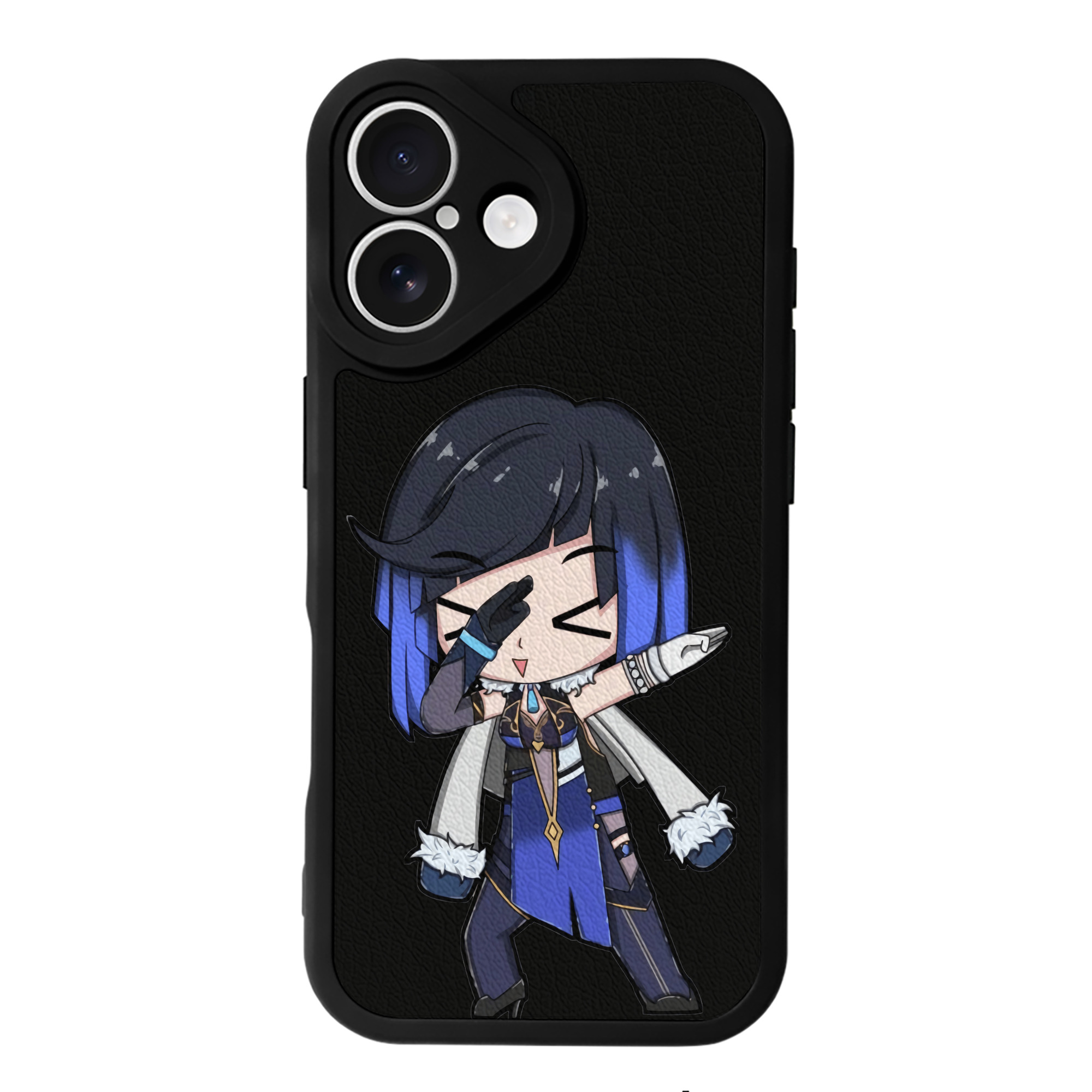 げんし神 夜兰 やらん genshin Yaran 【iPhone 16シリーズ対応】シリコンスマホケース（レザー調） 材質：シリコン